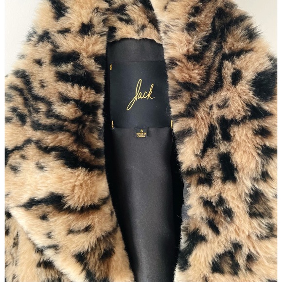 🐆 JACK by BB Dakota Fayola Leopard Faux Fur Vest 🌼 - Picture 16 of 16